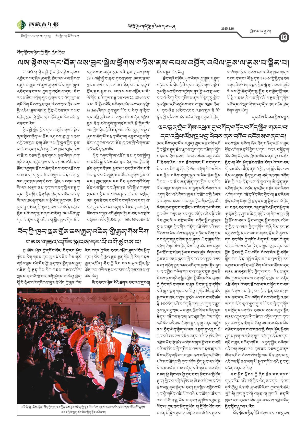 西藏青年报藏文版ཕྱོགས་བསྡུས།
