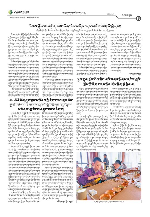 西藏青年报藏文版ཕྱོགས་བསྡུས།