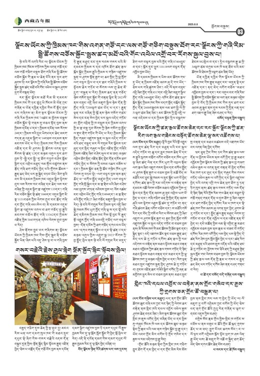 西藏青年报藏文版ཕྱོགས་བསྡུས།