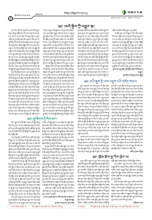 西藏青年报藏文版རྩོམ་རིག་དགའ་ཚལ།